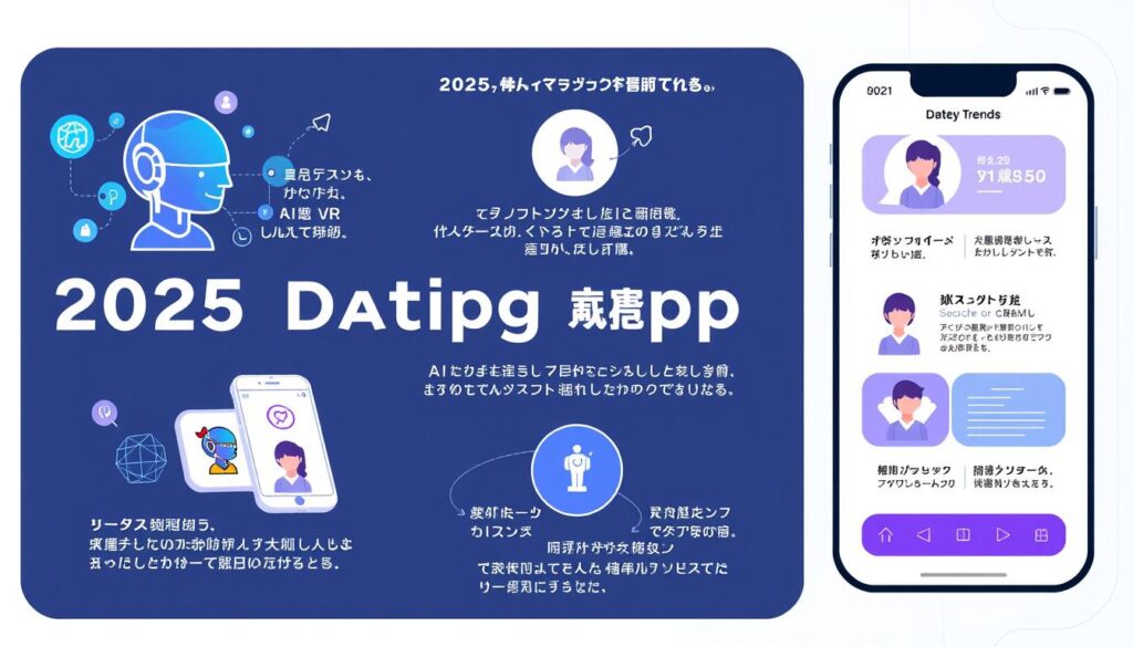 2025年最新マッチングサイトのトレンドを示した図解