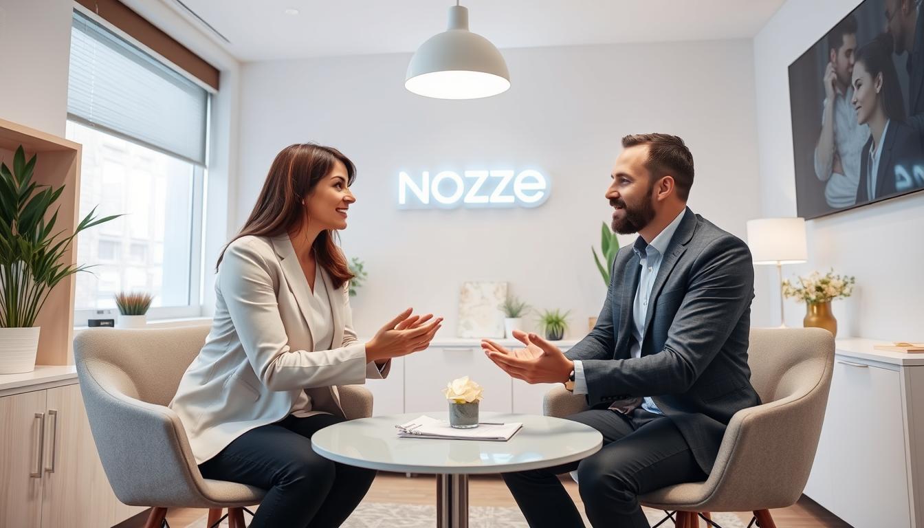 Nozze結婚相談所のカウンセリングの様子