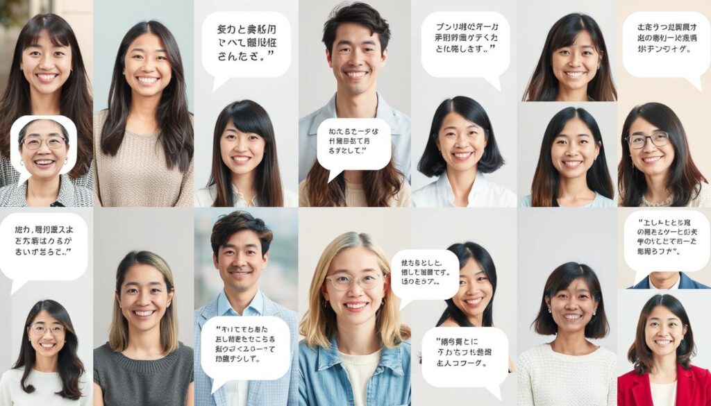 hanamelを利用しているユーザーたちの様子