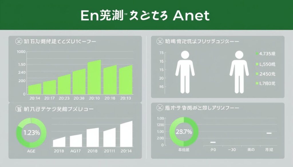 エン婚活エージェントの会員層グラフ