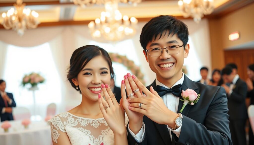 オーネットで幸せな結婚を実現したカップル