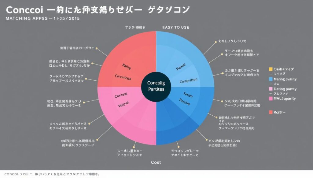 コンコイ（concoi）(旧:コンパde恋ぷらん)と他の婚活サービスの比較チャート