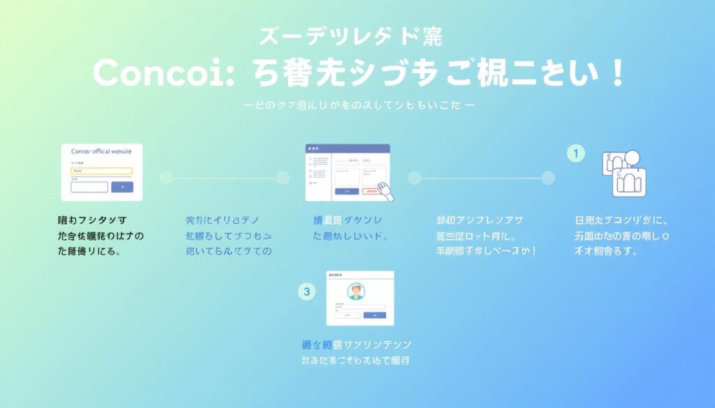コンコイ（concoi）(旧:コンパde恋ぷらん)の会員登録フロー画像
