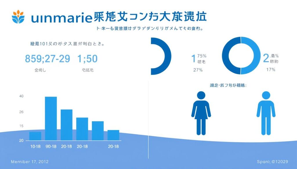 サンマリエの会員層グラフ