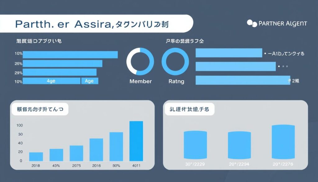 パートナーエージェントの会員層グラフ