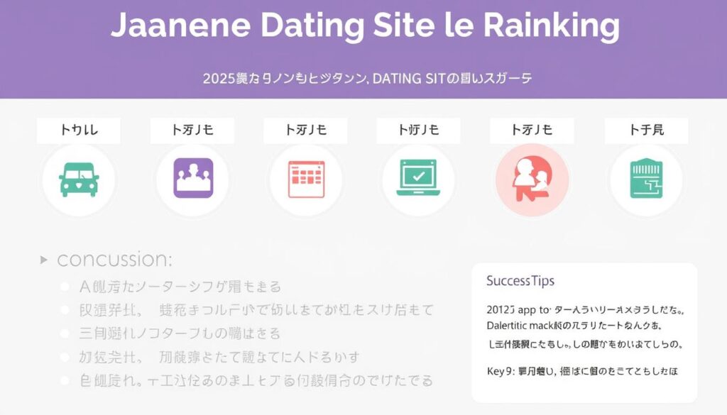 マッチングサイトランキングのまとめと成功するためのポイント