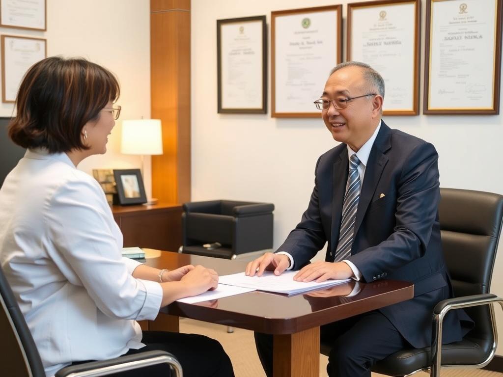 婚活アドバイザーのカウンセリング風景