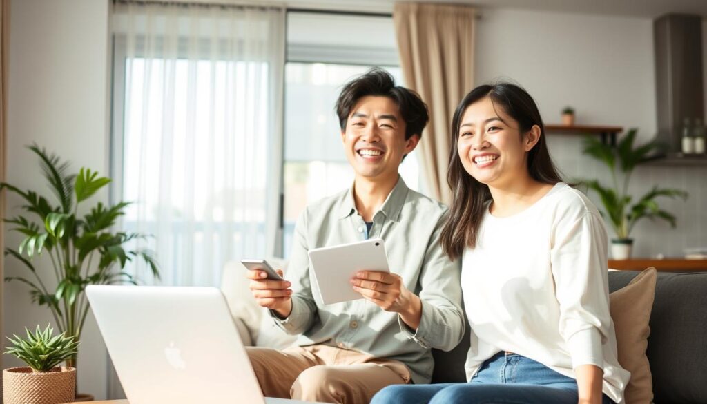 幸せな結婚生活を送る年収500万円の女性