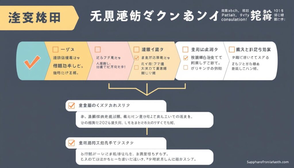 結婚相談所選びのポイントを示す図 結婚相談所選びのポイントを示す図
