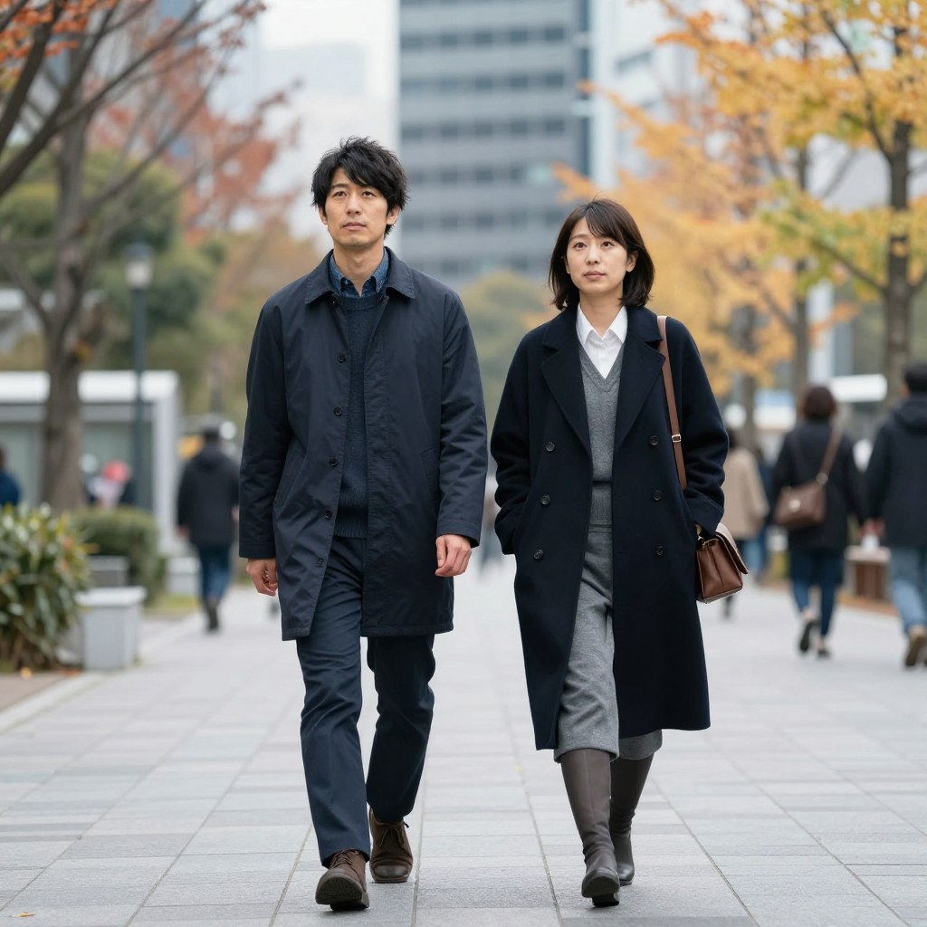 INTJ男性との対等な関係を示すイメージ