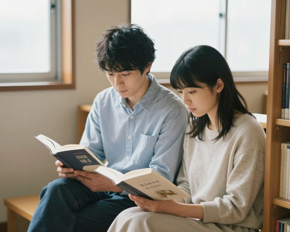 INTJ男性との静かなデート風景 INTJ男性との静かなデート風景