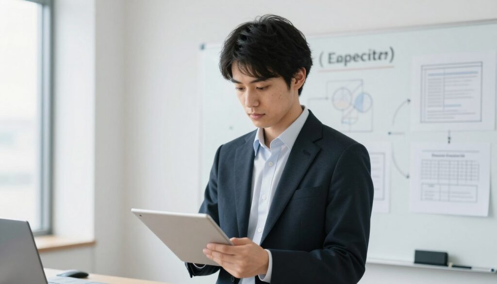 INTJ男性の性格特徴を表現するイメージ INTJ男性の性格特徴を表現するイメージ