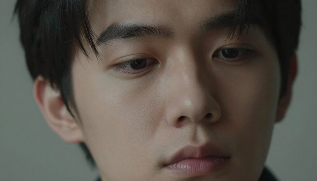 ISFPの微妙な表情変化のイメージ