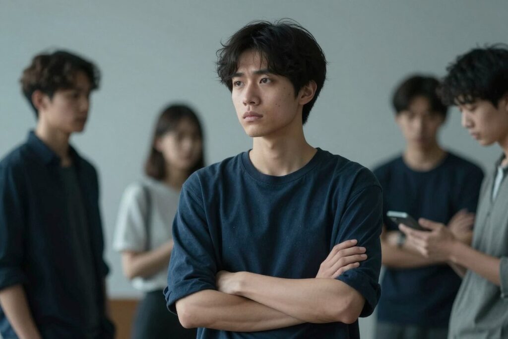 ISTPが距離を置いている様子