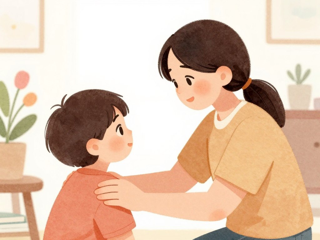 isfj 性格タイプの人が優しく誰かをサポートしている様子