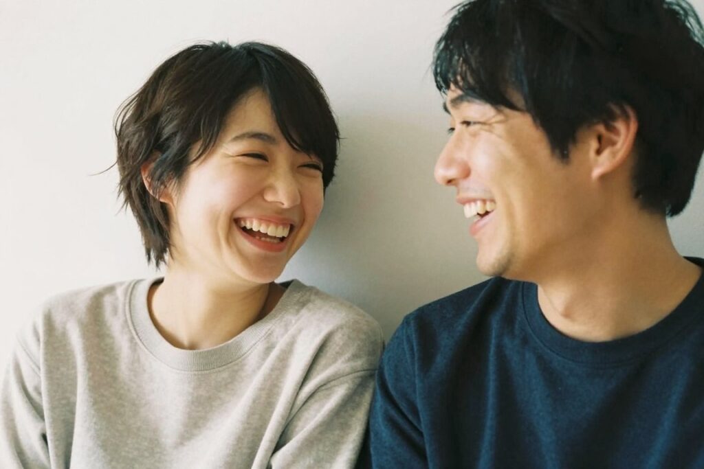 お互いを受け入れるカップル お互いを受け入れるカップル