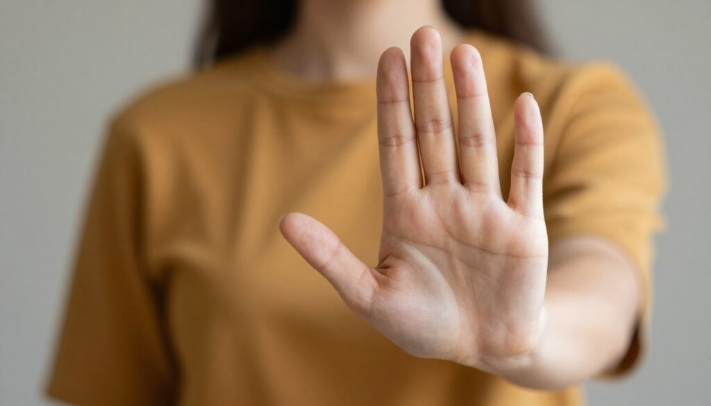 価値観の押し付けを拒否するイメージ