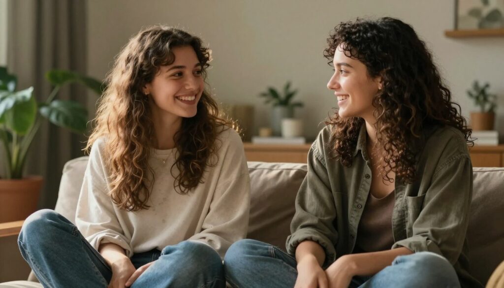 友人と過ごすISFPのイメージ