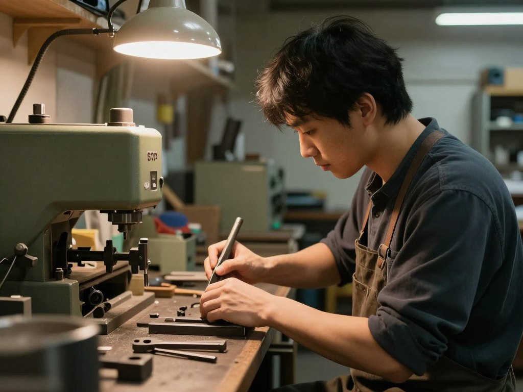 工具や機械を扱うISTPタイプの職人的な雰囲気