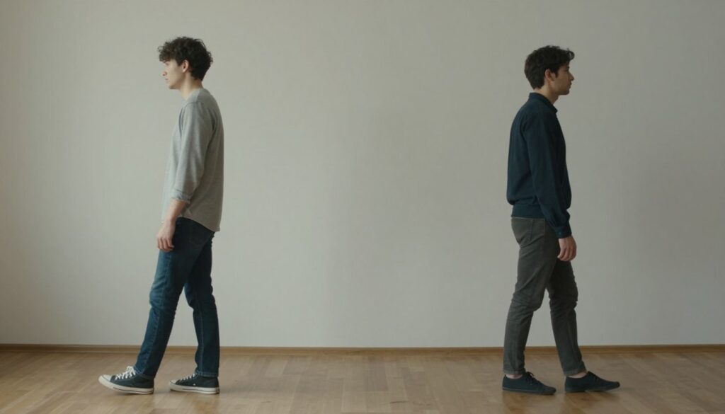 物理的距離を取るISFPのイメージ