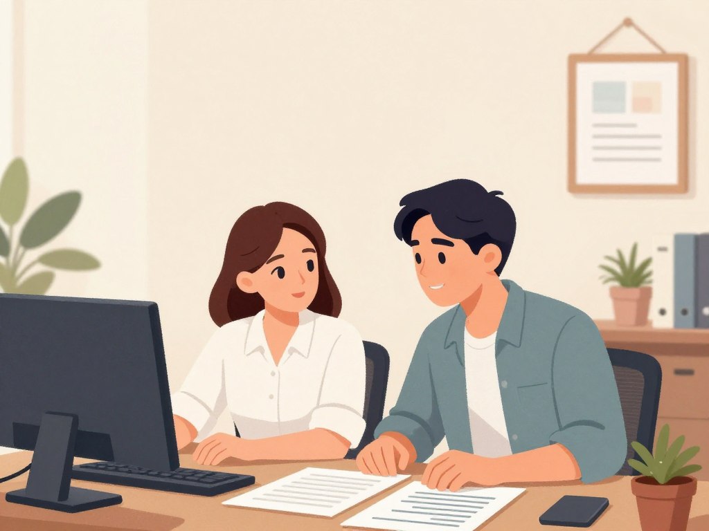 職場で協力するintj isfjカップル