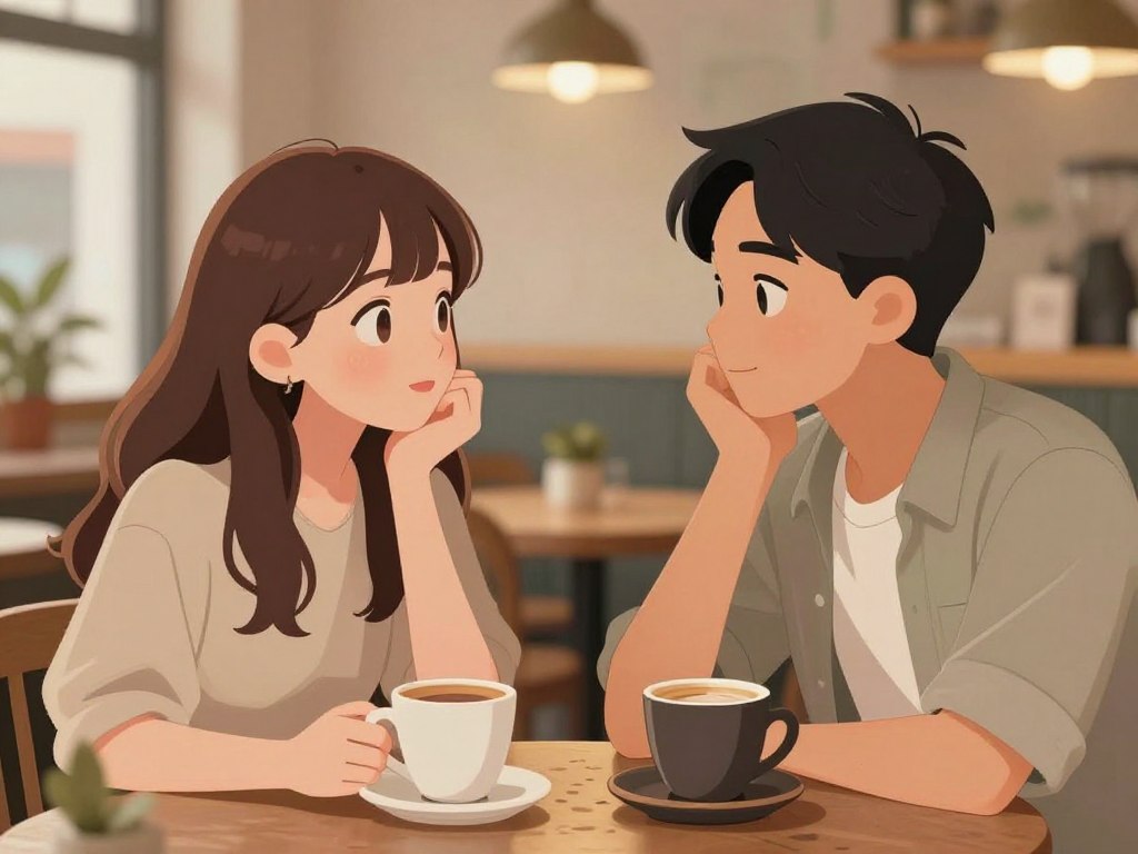 INTJとESFPが対話している温かいシーン INTJとESFPが対話している温かいシーン