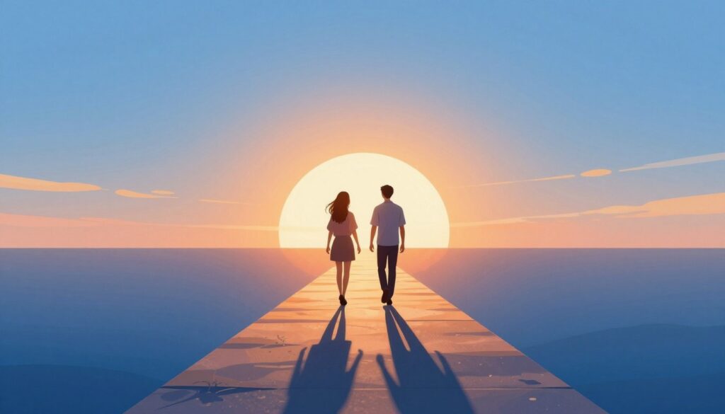 希望に満ちた未来のイメージ