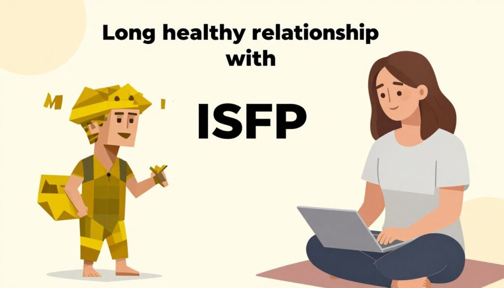 ISFPとの長期的な関係を築くためのイメージ