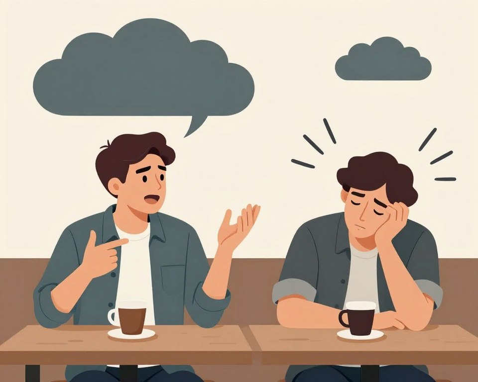 ネガティブな会話のイメージ