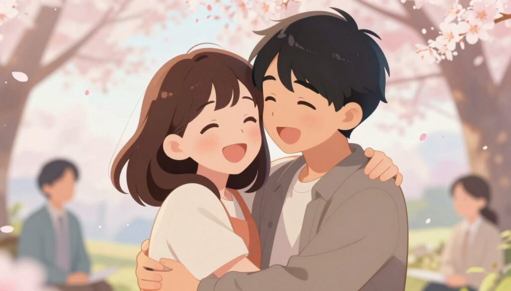 復縁成功の喜びを表現するイメージ