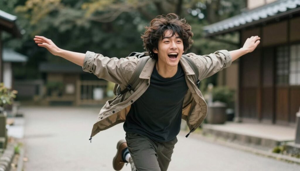 自由に冒険を楽しむ活動的な人物のイメージ 自由に冒険を楽しむ活動的な人物のイメージ